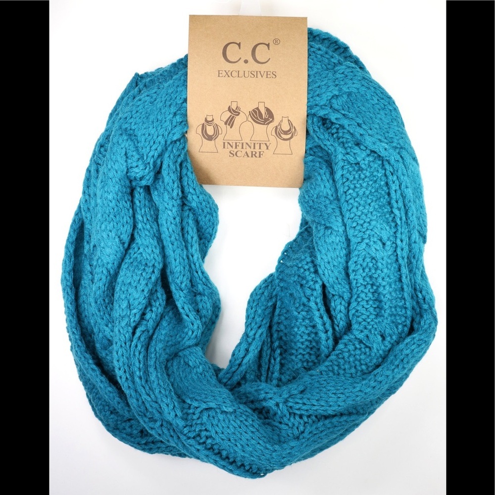 Teal infinity scarf 🧣